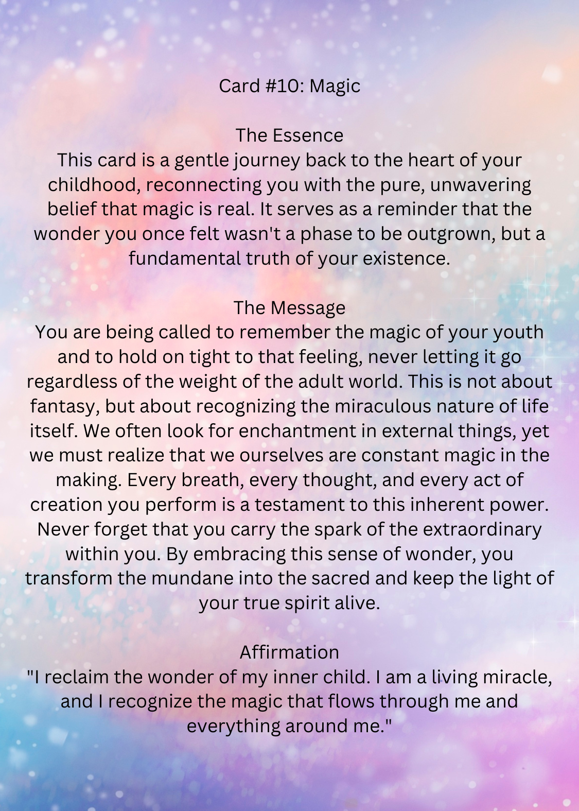 New World Oracle Cards & Guidebook