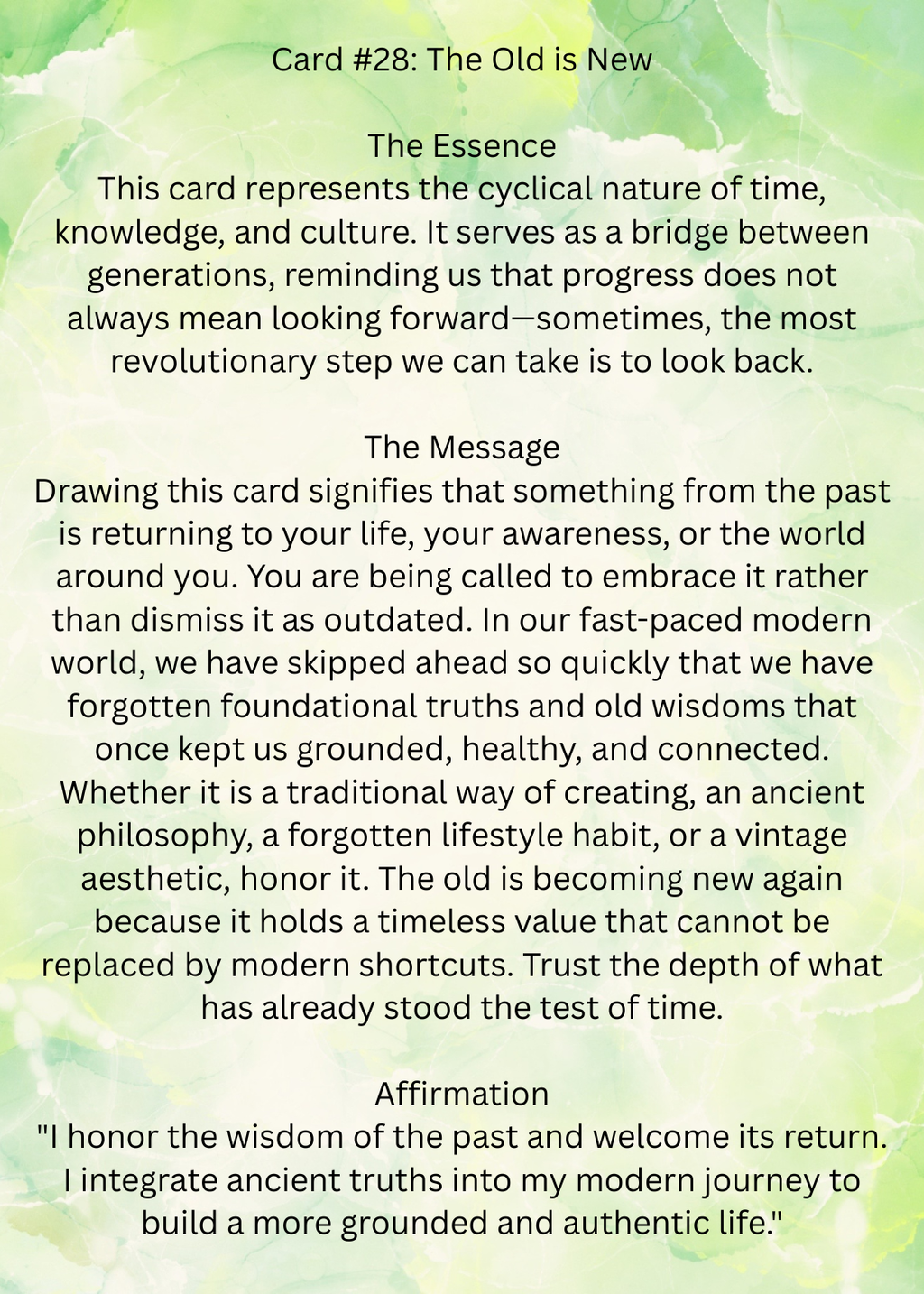 New World Oracle Cards & Guidebook