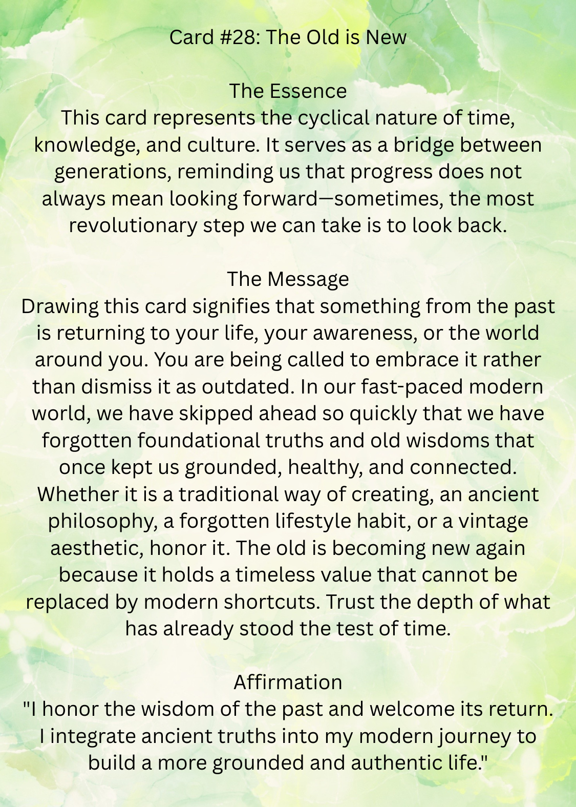 New World Oracle Cards & Guidebook