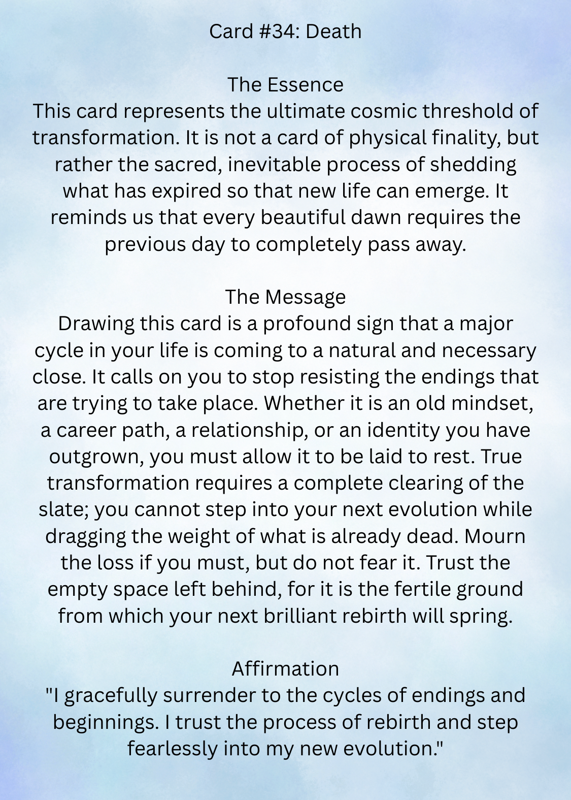 New World Oracle Cards & Guidebook