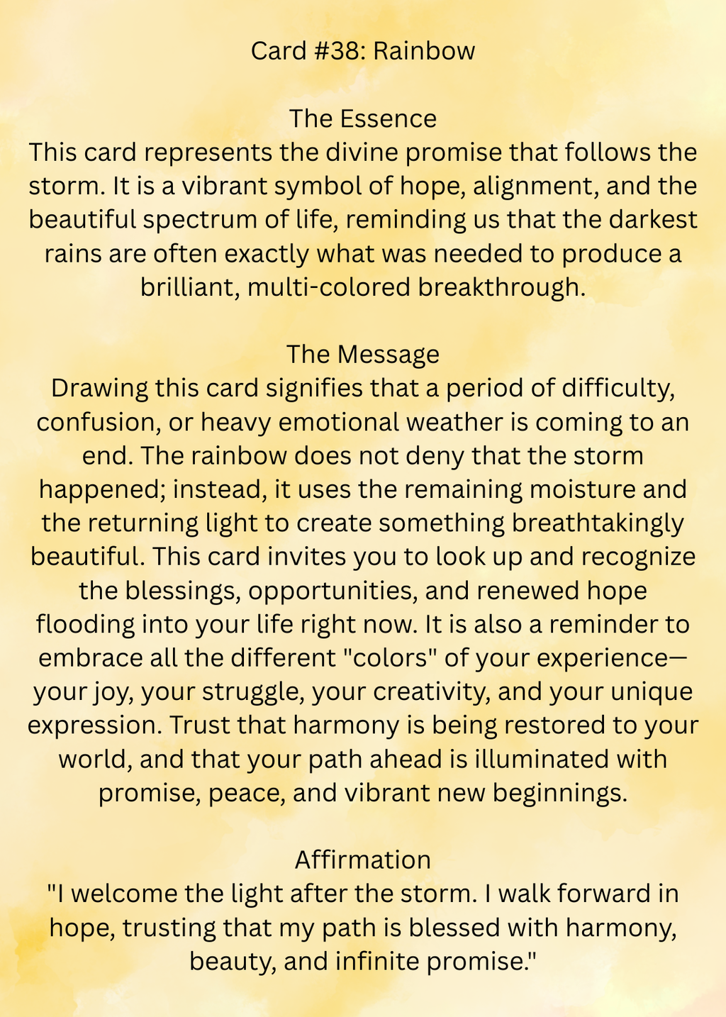 New World Oracle Cards & Guidebook