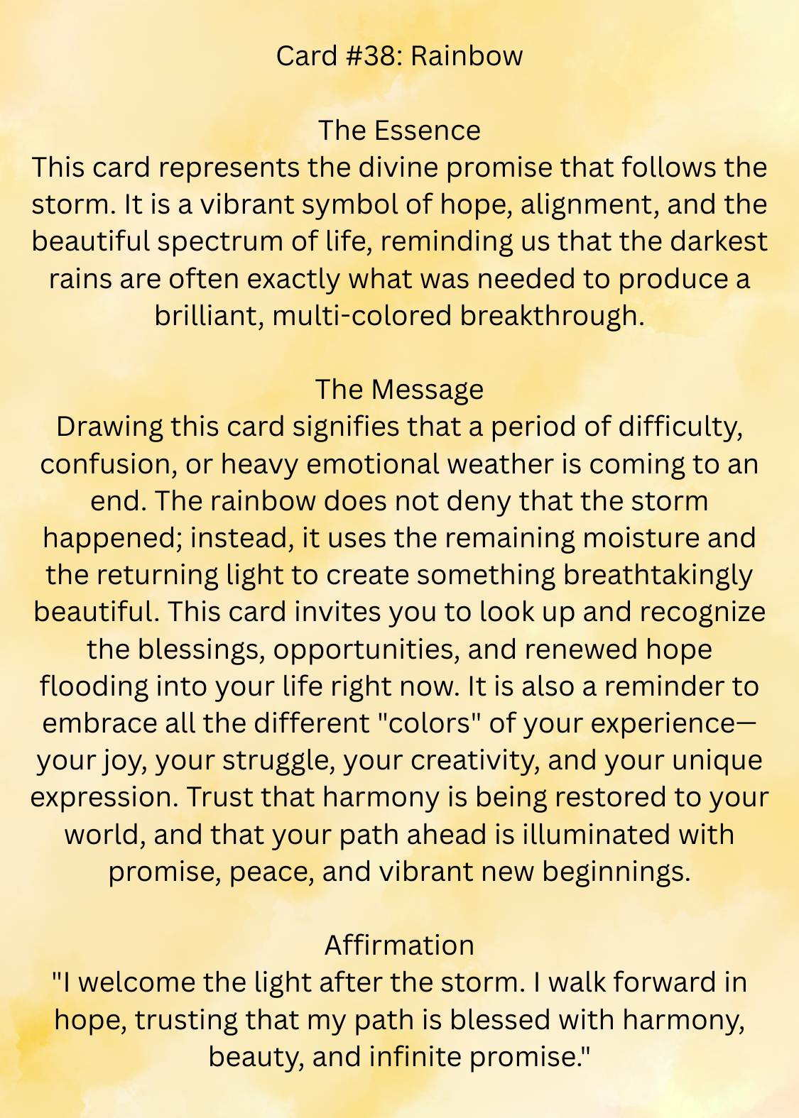 New World Oracle Cards & Guidebook