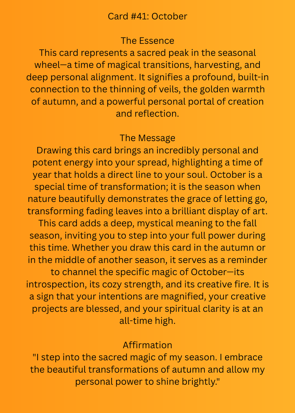 New World Oracle Cards & Guidebook