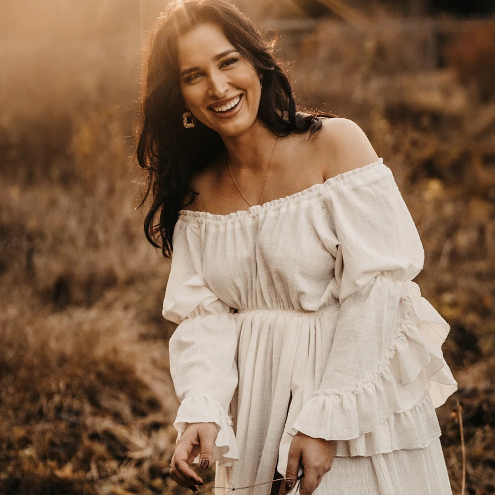 Linen Boho Dress